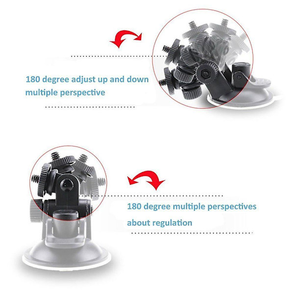 Imucuppi GoPro-auton telineeseen, lasinen monopod-pidike