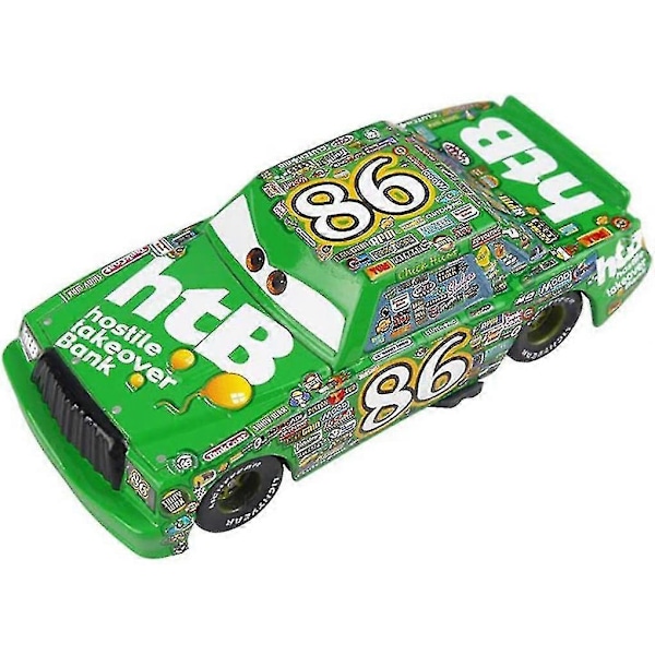 Bilar 2-figurer Lightning McQueen och hans vänner Metallgjutna leksaksbilar Modell för barn Pojkar födelsedagspresenter {DB} Chick Hicks