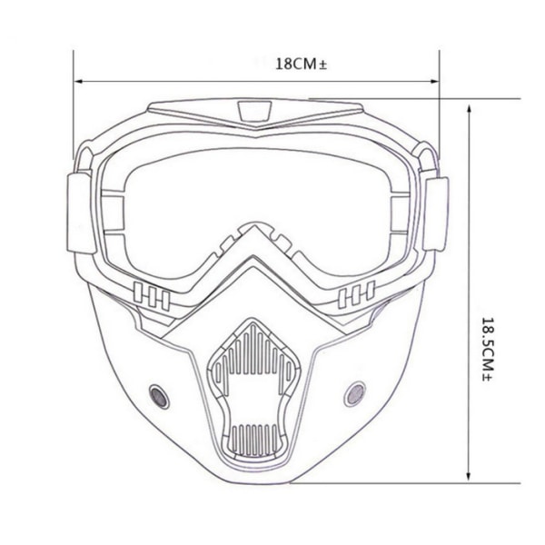 Urheilupyöräilylasit suojalasit lasit ulkoilupyöräilykypärä naamio värikäs