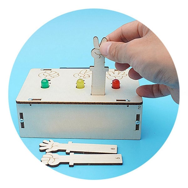 Diy Håndlavet Lille Håndværk Smart Gættemaskine Læringshjælpemidler Videnskabsklasse Steam Eksperiment Kit