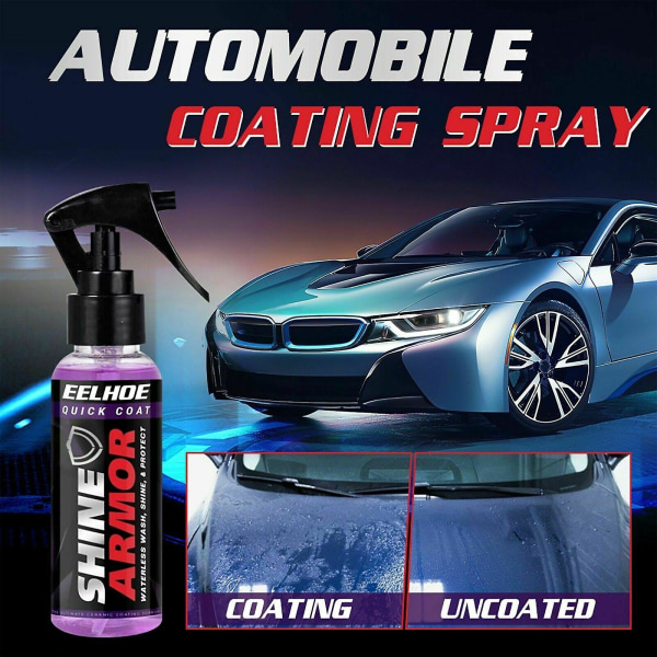 Shine Armor Fortify Quick Coat Keramisk Belægning 3 I 1 Hydrofobisk Bilvoks 30ml 2stk