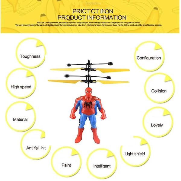 Spiderman Anime Figur Induktionsfly Suspendert Flyvende S [DB]