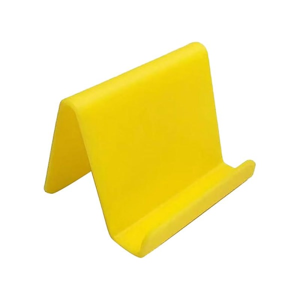 Mobiltelefonhållare Mini Bärbar Universal Desktop Stand Mobiltelefon Lazy Bracket För att titta på TV Jikaix Yellow