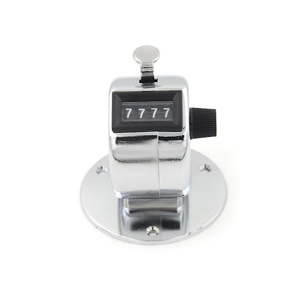 4-cifret Manuel Håndtæller Mekanisk Palm Click Counter Rund Bund SHYTMV [DB] One Size