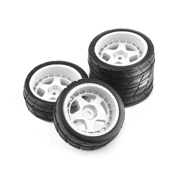 4 kpl 65 mm:n kumirenkaat Tt01 Tt01e Tt02 Xv01 Xv02 Ta06 Ptg-2 144001 144010 124007 124017 1/10 Rc-autoon,1