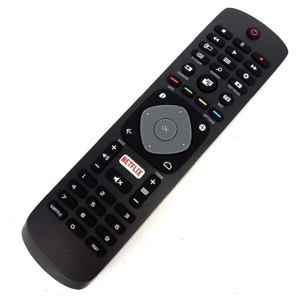 Wekity Universal Philips Smart TV-fjärrkontroll med Netflix-ersättning [DB]