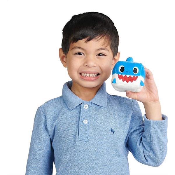 Baby Shark Sångkub, sjungande Daddy Shark Plysch, gosedjur för småbarn [DB] blue
