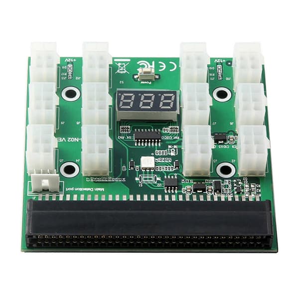Breakout Board til HP 1200w 750w PSU GPU Miner Mining Btc Eth [db]