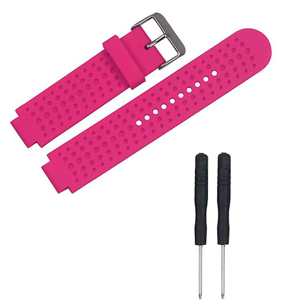 Justerbart armband i silikon för Forerunner 25 med skruvmejsel{ DB} Red