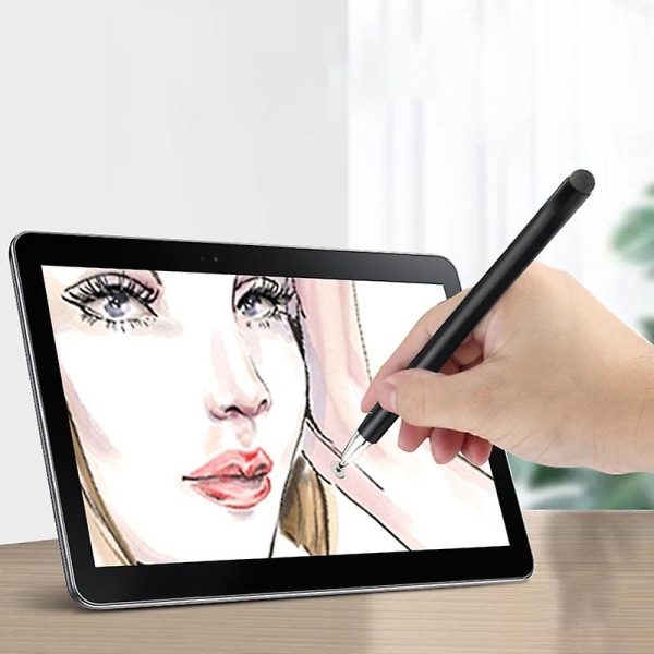 Bærbar universel aluminiumslegering pålidelig stylus pen blyant til tablet Jikaix Grey