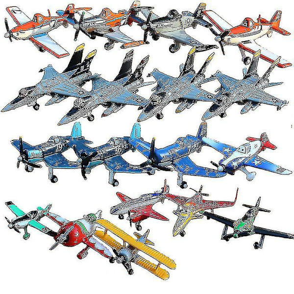 Alloy Aircraft Story Dust Dusty No. 7 Captain No. 5 No. 11 Fighter Barn Modell Leksak Present (damm nr 7 Ny) (FW)