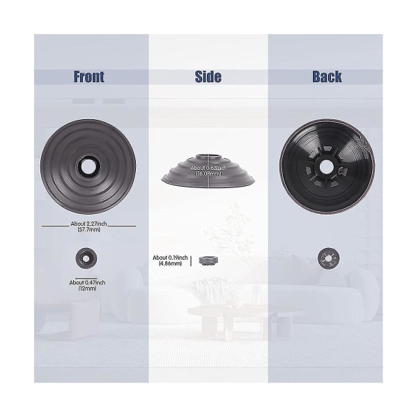Kuglehjul til V6 V7 V8 V10 V11 V12 Dc58 Støvsuger 35w 50w Direct Drive Cleaner Head Hjul Dele Wigslar [DB] gray