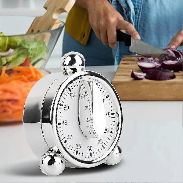 60 minuters mekanisk timer, inga batterier krävs, 100% mekanisk inställning 1-60 min db