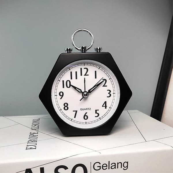 Stille Blød Vækkeur Børn Vækkeur Timer Digitalt Ur (Sort) [DB]