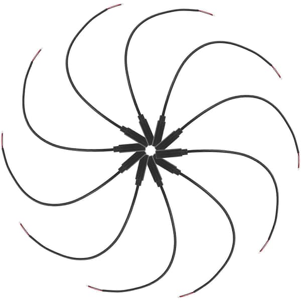 10 stk 3,5 mm hunnplugg lydkabel for høyttalerreparasjon[DB]