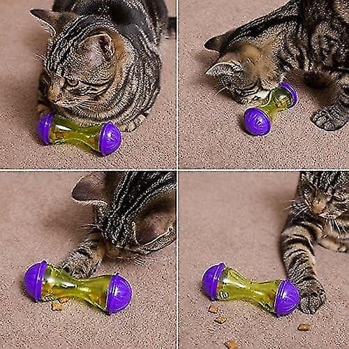Foderdispenser til katte og hunde i plast - Legetøj til kæledyr[DB]
