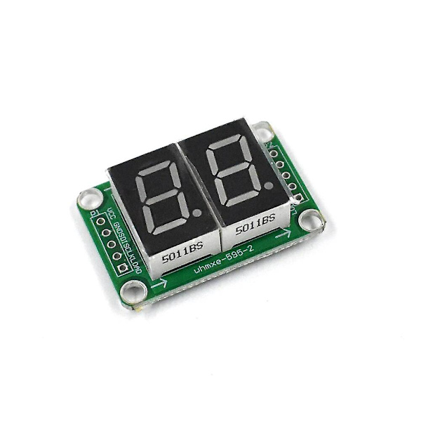 Statisk Drev 2 3 4 Segment Digital Rør LED Display Modul 2 Digital 74hc595 Rør 100% Ny {Db} 3 segment