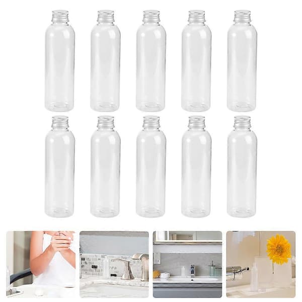 Transparent kosmetikflaska för flytande dispenser 22 st påfyllningsbart set