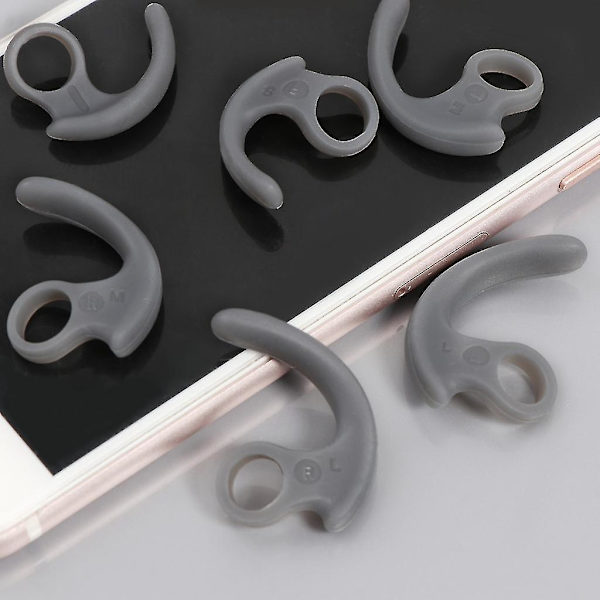 3 par/set Mjuka Silikonfodral Öronkrok In-ear Öronproppar För Sony Örontoppar S/m/l [DB] Black