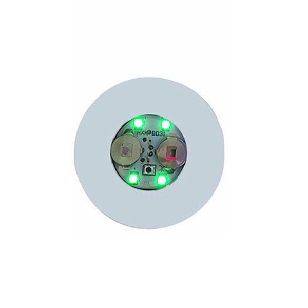 10 kpl/setti LED-alusta, joka valaisee juomapullon, kupin alustan, hehkuvan klubijuhlan baarikoristeen [DB] Green