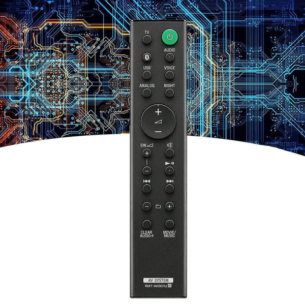 -AH301U Vaihda Kaukosäädin HT-MT300 HT-MT301 SA-WMT300 SA-MT300 SA-MT301 SA-WMT301 {DB} black