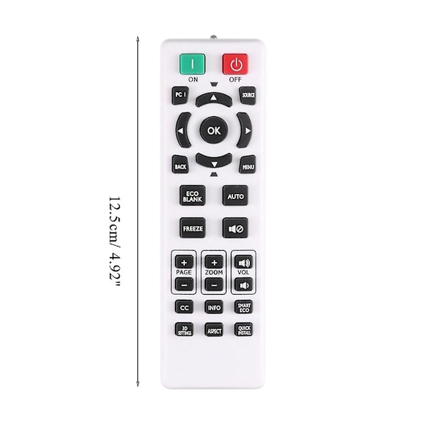 Smart Projektor Fjärrkontroll Ersättning För Benq Rs3355 Es6540 Sp2535x Sp2535s/h Projektor Trådlös Media Player db