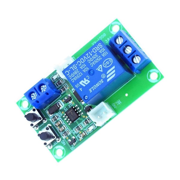 YX-1558 12V Självspärrande Modul Dubbla Nycklar Växlingsrelämodul Kretskort db