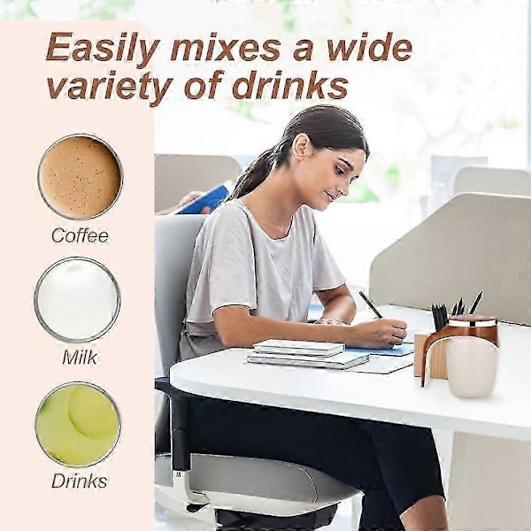 Automatisk Magnetisk Självrörande Kaffemugg, Självblandande Kaffekopp i Rostfritt Stål med Lock för Kaffe, Mjölk db Coffee