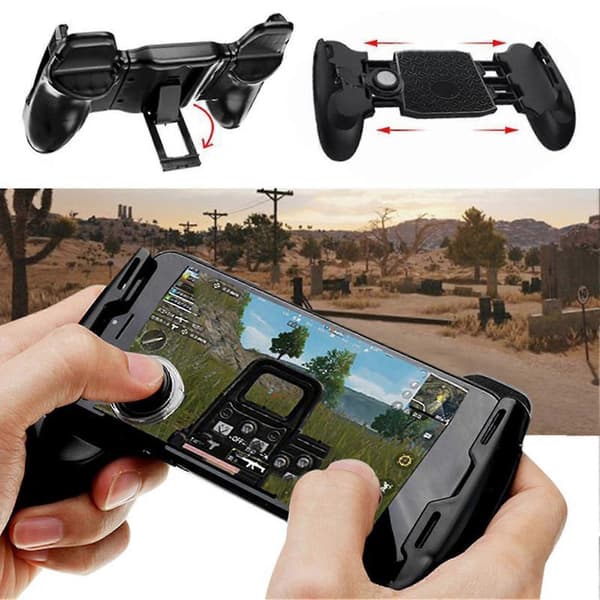 JL-02 Telefon-spilcontroller Ergonomisk design Følsom ABS Multifunktionel spil-joystick-trigger kompatibel Gaming[DB]