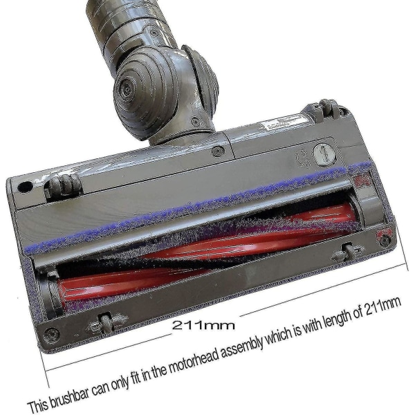 Vaihtohärjä Dyson V6/dc59/dc62/sv03 -imuriin (1 harjarulla 185 mm ja 1 Hepa-suodatin) [DB]