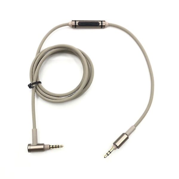 Kabeludskiftning Aux Audiokabel til Sony Mdr-1a Mdr-1abt Mdr-1adac Mdr-1am2 {DB Gold With microphone