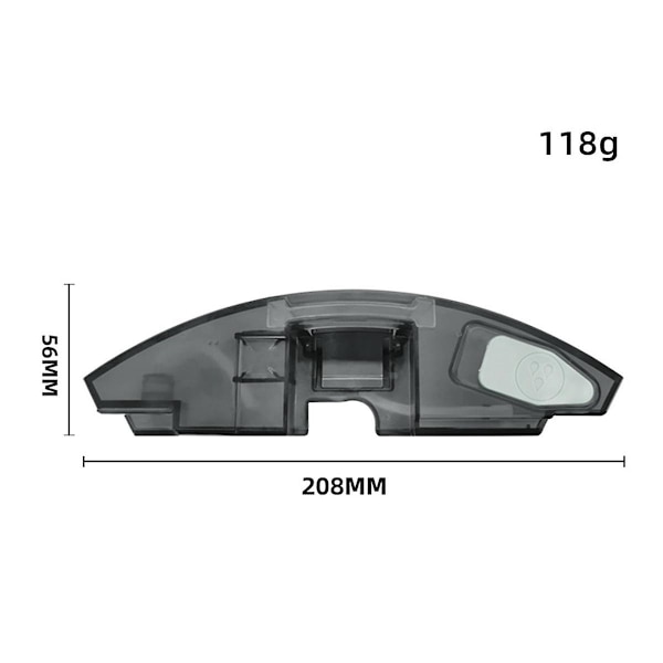 Db-vaihtovesisäiliö, jossa on 4 moppilevyä, yhteensopiva S7 MaxV Ultra/S7 MAXV/S7 Pro -robotti-imurin osien kanssa As Shown