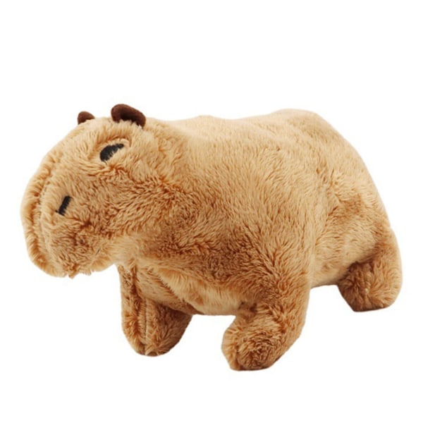 Capybara Plush Doll Cute Animal Simulated Stuffed Capybara Toy Doll For Kids Home Decoration [DB]