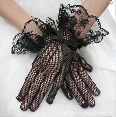 Smukke blondehandsker sorte [DB] black universal