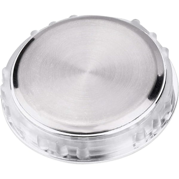 1-1/2 tum (37 mm) Rund Quartz Klockinsats med Romerska Siffror Passar 35 mm Diameter Hål (Silverram) [DB]