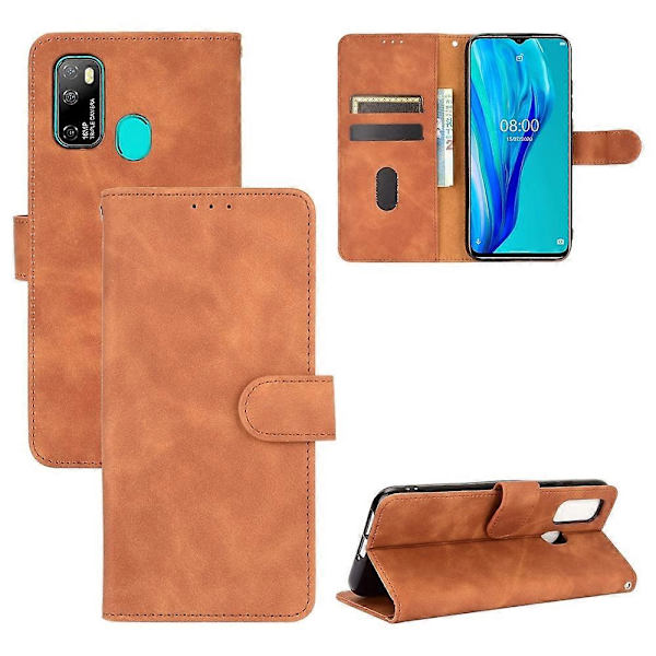 Läderfodral för Ulefone Note 9P [DB] Brown