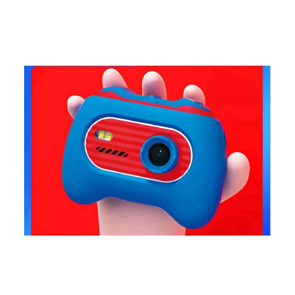 Barneskjerm Mini digitalt videoopptakskamera Pedagogisk babybursdagskamera, blått