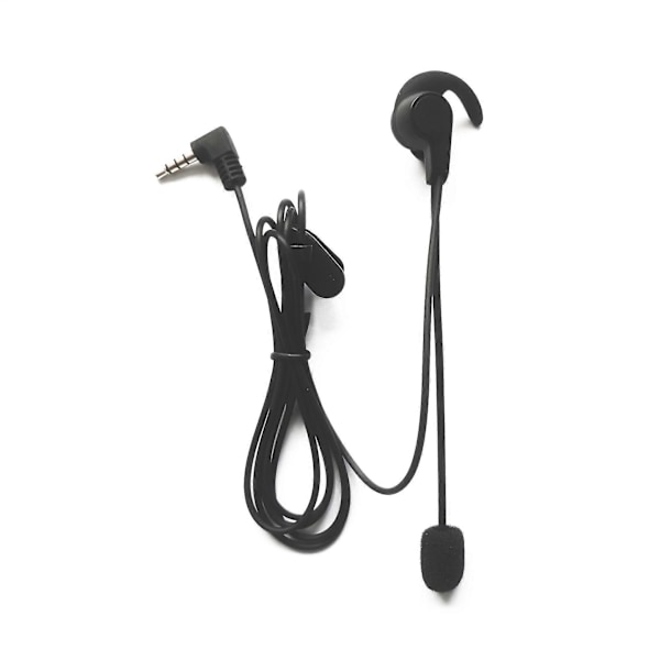 2-pack Intercom In-Ear headset med enkel krok Passar GOREF/GC4/V4C/V6C och andra modeller (med armband) [DB]