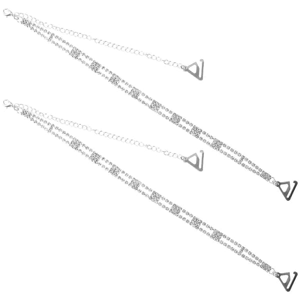 BH-stropp erstatning Rhinestone Metall Dekorative BH-stropper 1Par[DB]