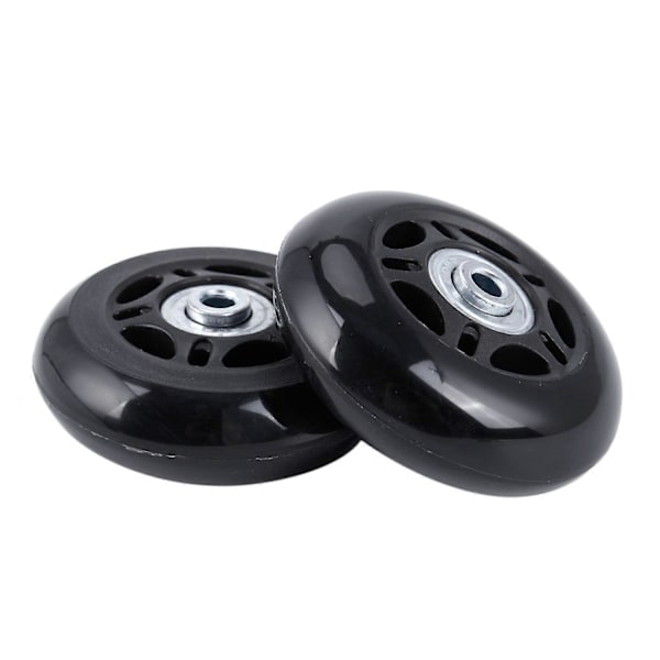 2 Set Reserveringar för Resväska, Hjul, Axlar och Skiftnyckel Reparationsset OD 68mm [DB] Black