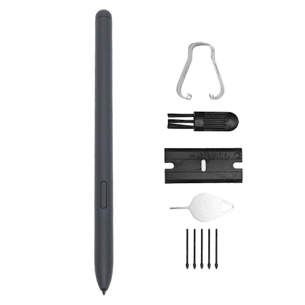 Stylus för Tab S6 Lite - Hög Känslighet, Noggrann Storlek, Hållbar Plast, Smart Penna med 5 Spetsar för SM P610 SM P615 Surfplatta, Svart {DB}