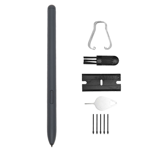 Til Tab S6 Lite Stylus Høj Følsomhed Præcis Størrelse Holdbar Plastik Smart Pen med 5 Spidser til SM P610 SM P615 Tablet Sort {DB}