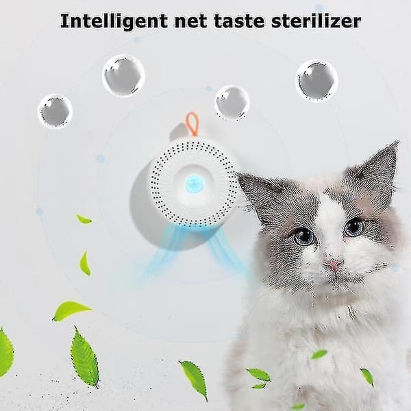 Kattelugtfjerner Smart kæledyrslugteliminator Reducer støv fra kattegrus Elektrisk lugtfjerner[DB]