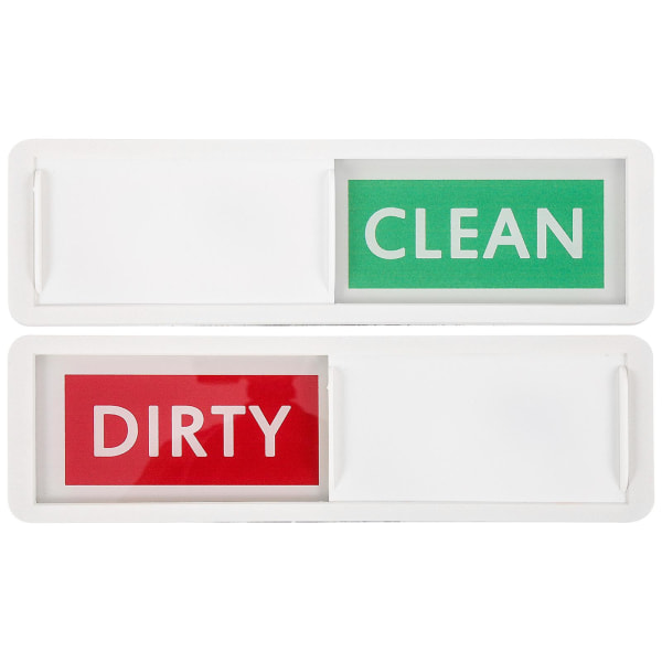 2stk Opvaskemaskine Magnet Clean Dirty Sign Mønster Vaskemaskine Tøjvask Sign Magnet til hjemmet