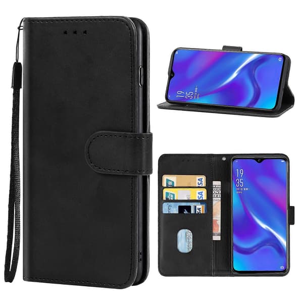 Läderfodral för OPPO RX17 Neo [DB] Black