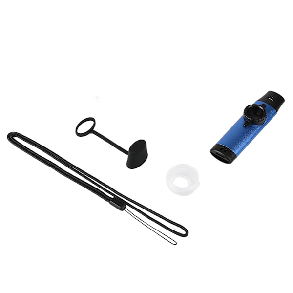 Metal Kazoo Instrument Træ Membran Mund Musik Gave God Til Ukulele, Violin, Guitar, Klaver, Blå