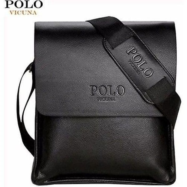 Wb Polo Messenger-väska i läder för män DB