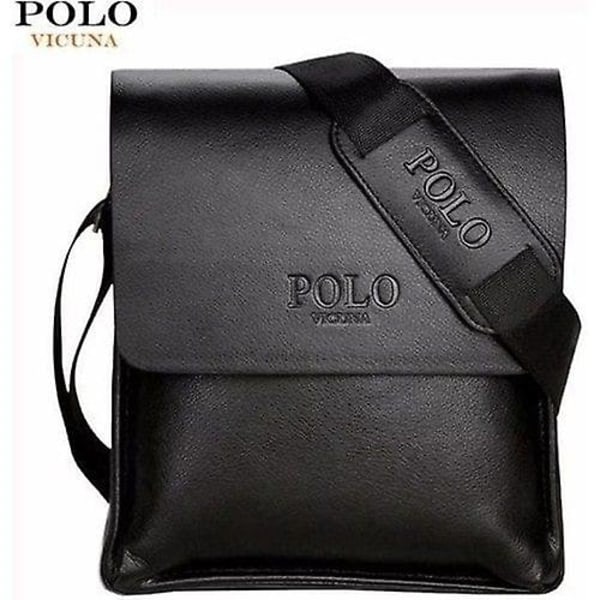 Wb Polo Miesten Nahkainen Lähettilaukku DB