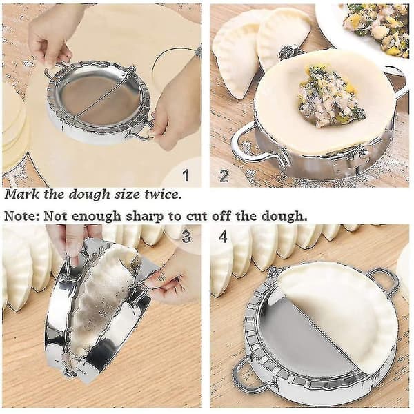 Stor Empanada Maker, 15 cm Empanada Presse i Rustfritt Stål [Db]
