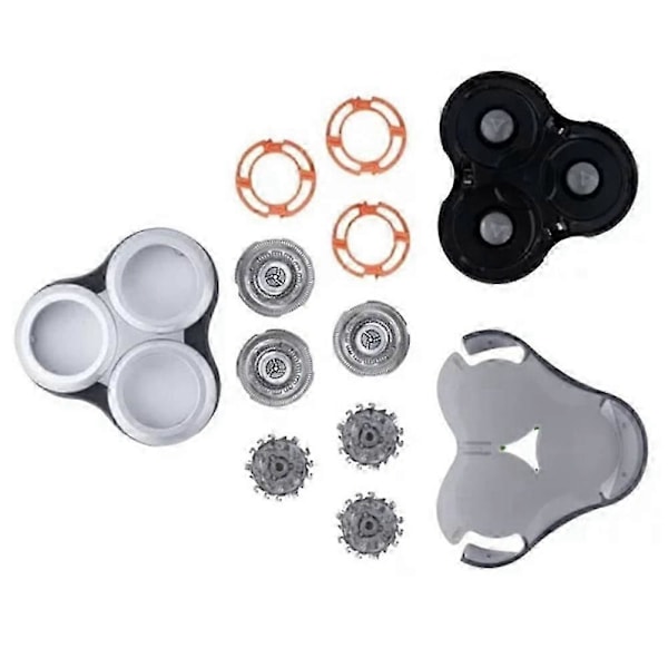 SH90 Erstatningshoder for barbermaskiner Serie 9000 S9911 S9731 S9711 S9511 S9111 S9031 S9988 Blad [DB] As Shown
